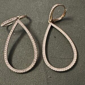 Elegant gold plated Teardrop Earrings